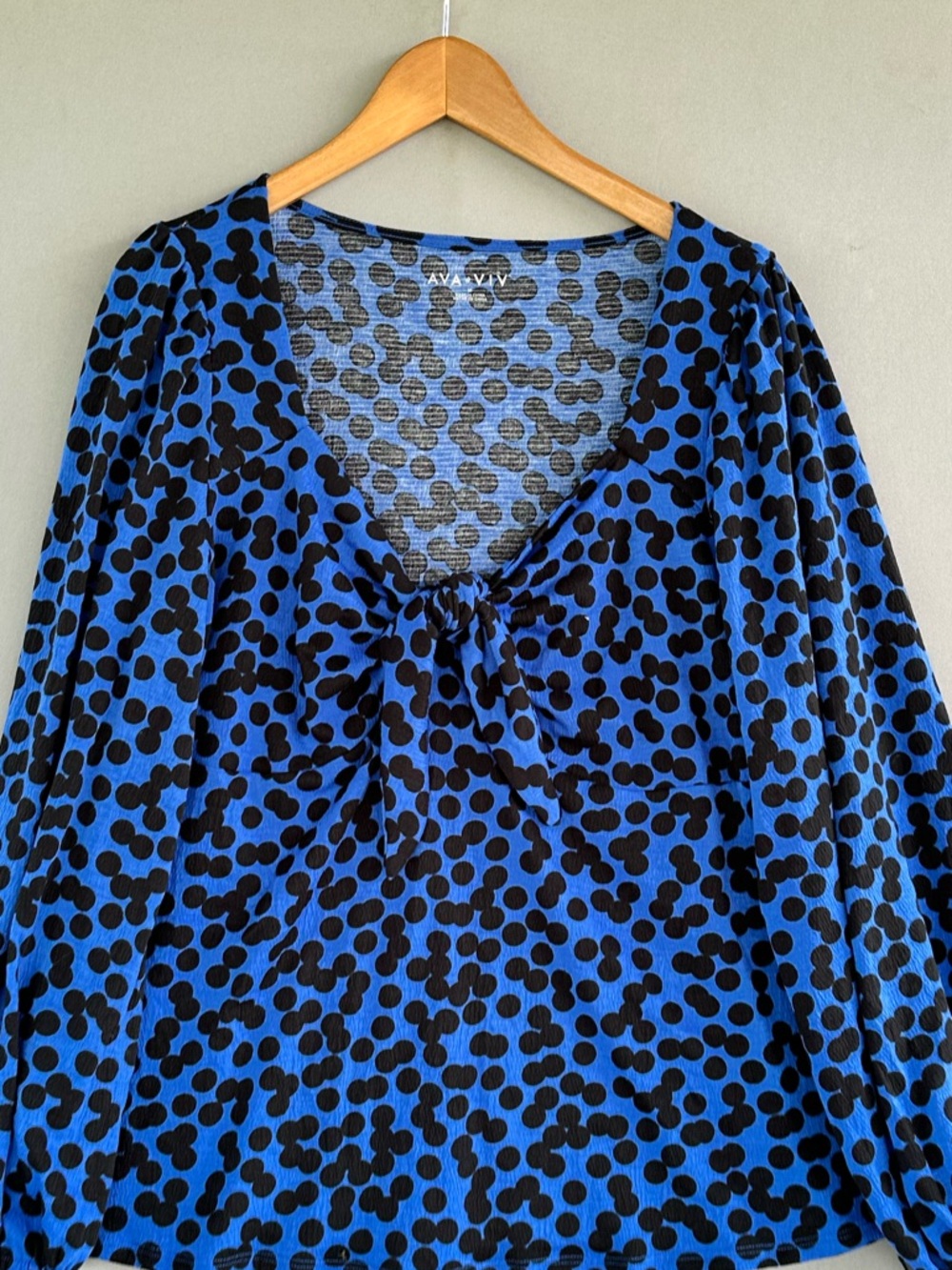 ๐5 for $45๐ NWT Ava viv top blouse shirt size 1X - Picture 2 of 10
